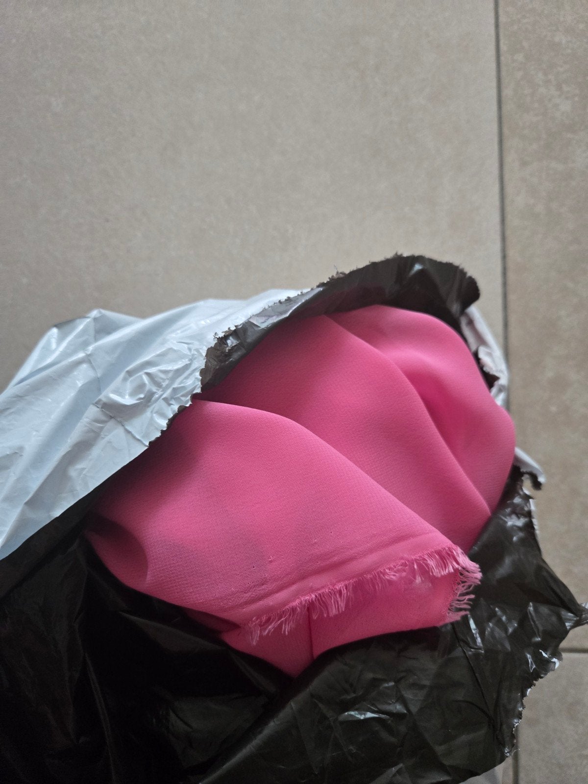 Chiffon Roze 10 meter, 120 cm of meer, 200 cm of meer, Ophalen of Verzenden, Zo goed als nieuw