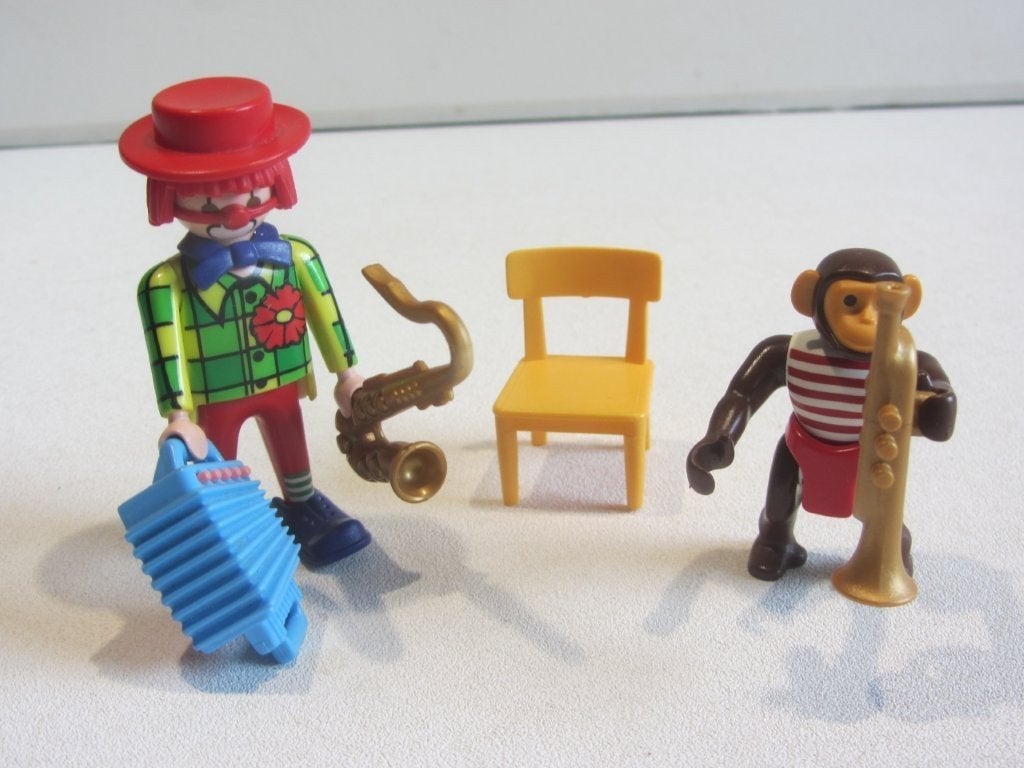 Playmobil Circus Muzikale clowns met aap, Ophalen of Verzenden, Gebruikt, Losse onderdelen