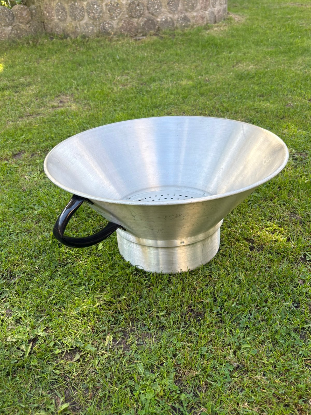 Grote aluminium frituurvergiet / frituurmand, 4 liter of meer, Ophalen, Zo goed als nieuw