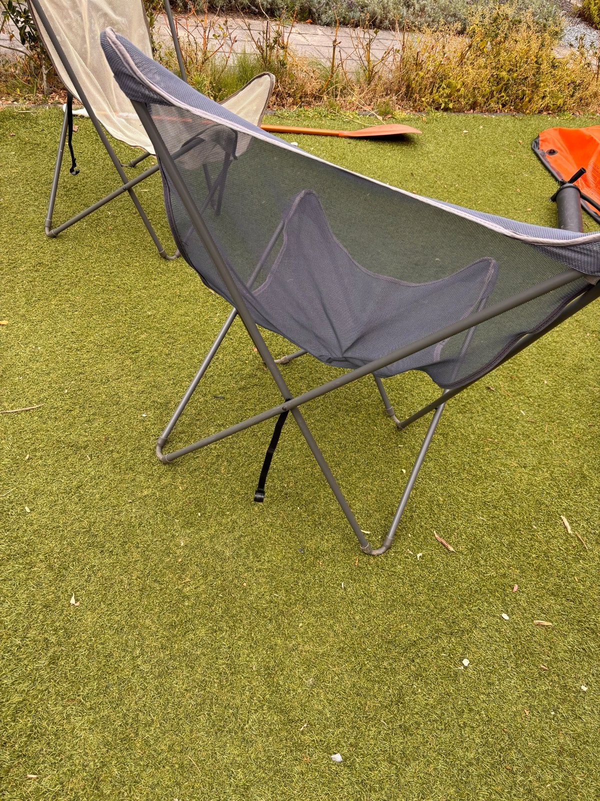 5 Lafuma campingstoelen met waterbestendige hoes, Ophalen, Gebruikt, Campingstoel