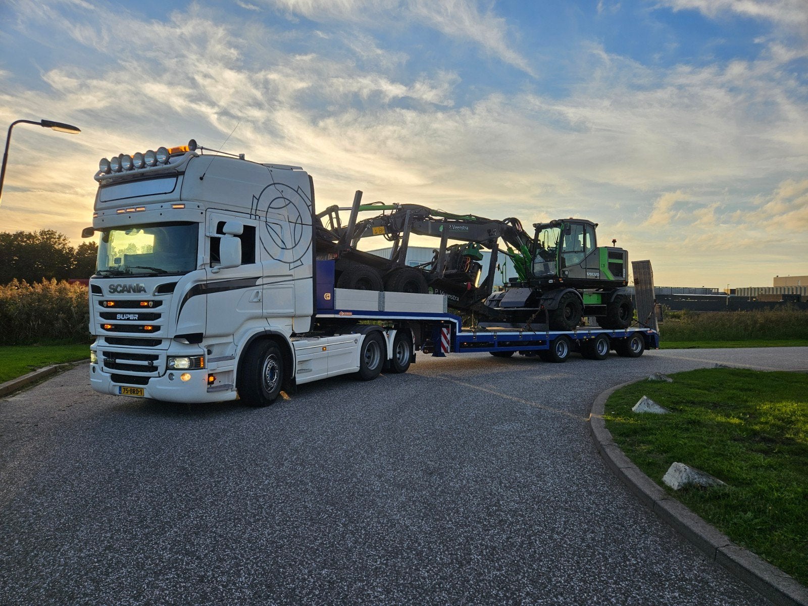 machine transport dieplader transport agrarisch