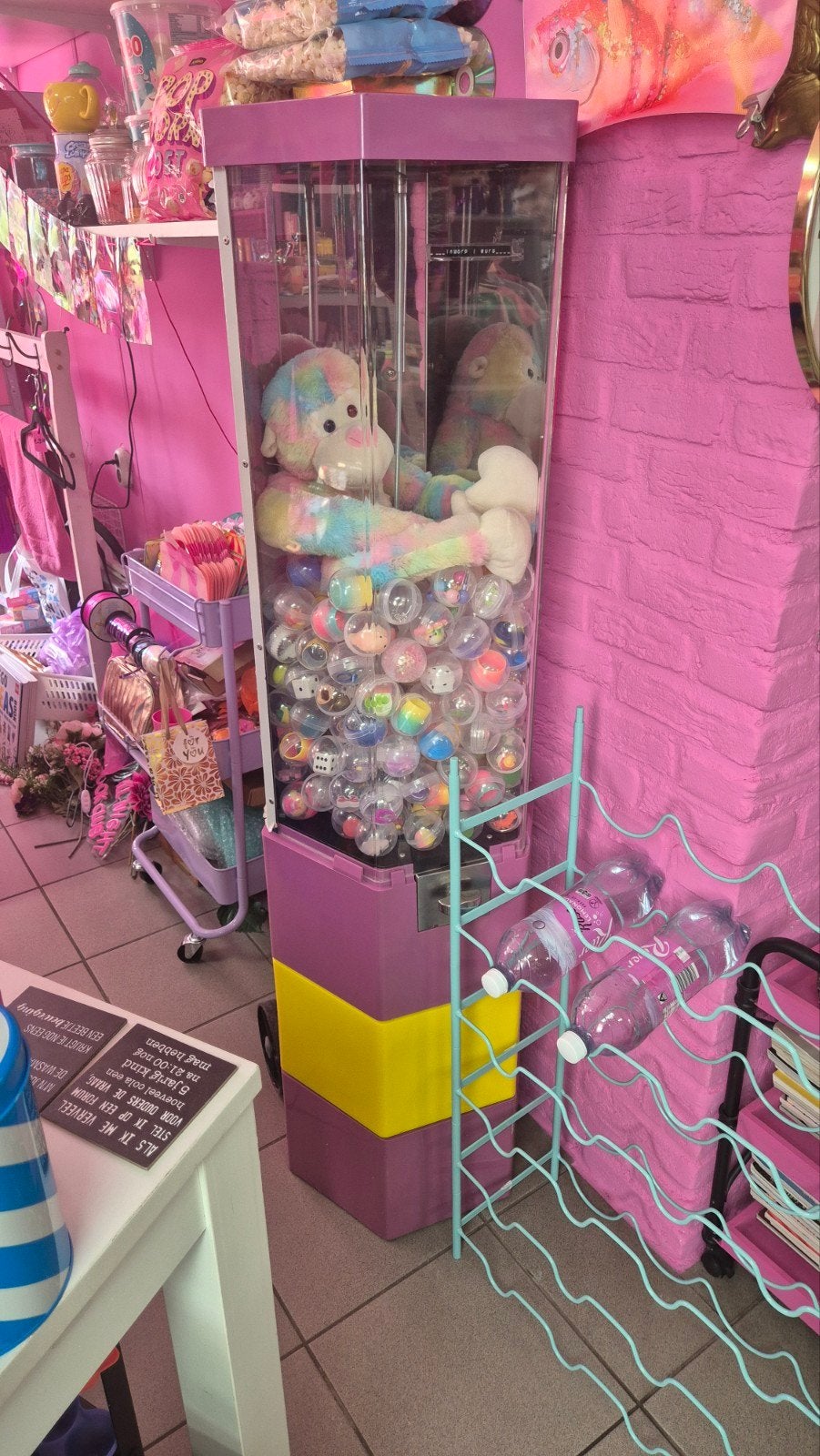 Ballenautomaat, Verzamelen, Ophalen