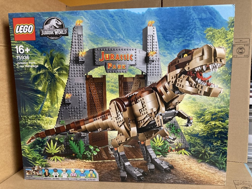 NIEUW Lego 75936 Jurassic Park T-rex Chaos, Jurassic World, Lego, Nieuw, Ophalen of Verzenden