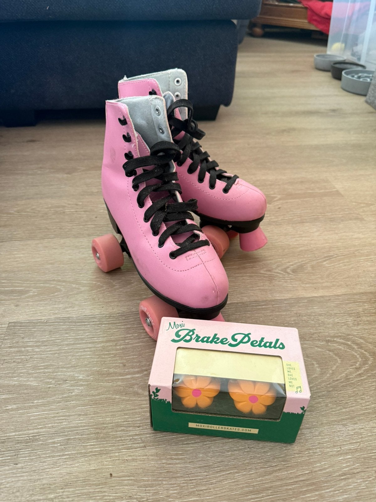 Roze rolschaatsen mt38, Kinderen en Baby's, Speelgoed | Buiten | Rolschaatsen, Ophalen, Gebruikt, Dames