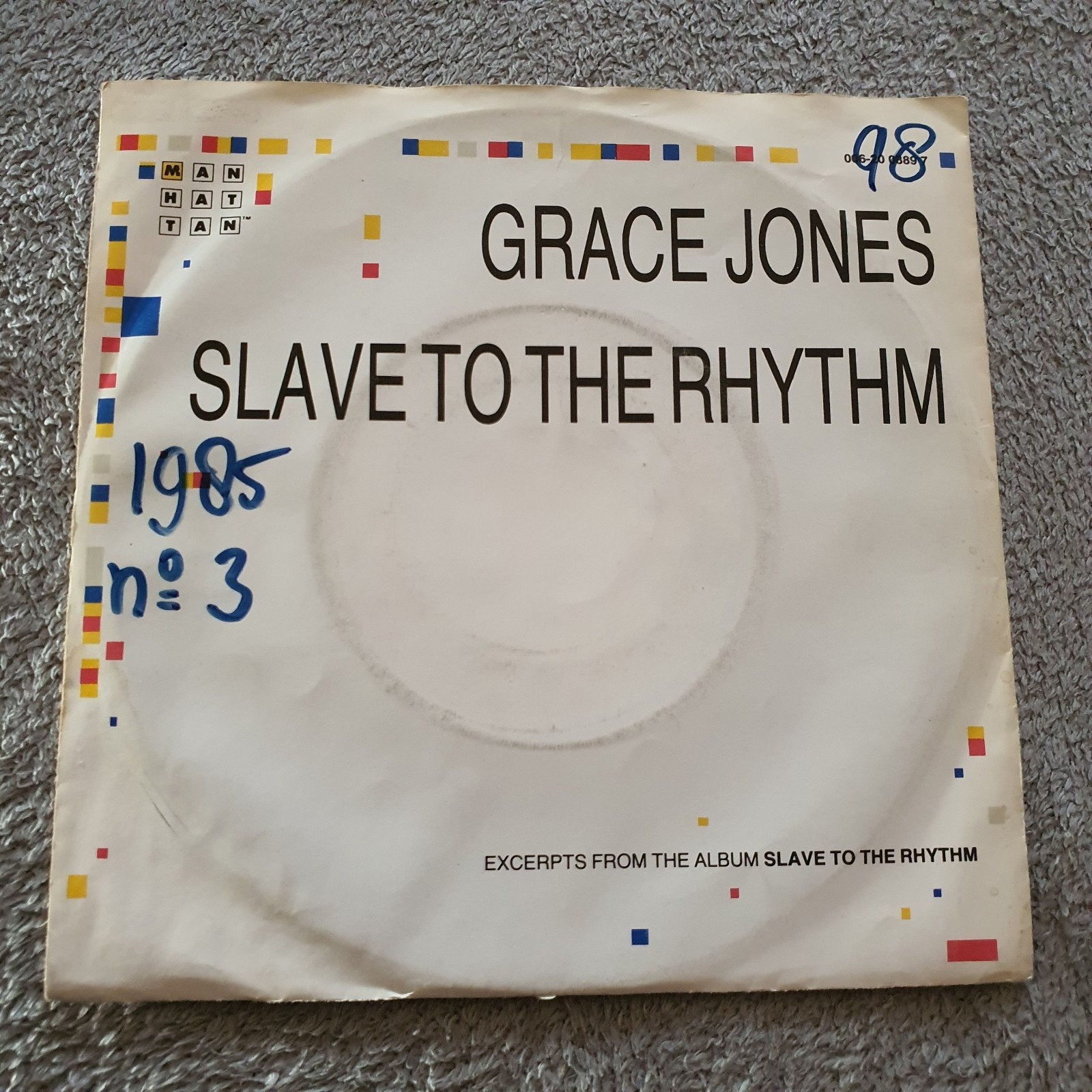 Grace Jones  - Slave to the rhythm, Cd's en Dvd's, Vinyl Singles, Ophalen of Verzenden, Gebruikt, Pop