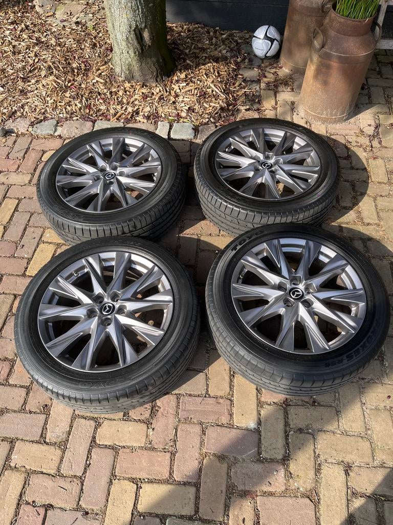Mooie Originele Mazda Cx5 19 inch met zomerbanden, Auto-onderdelen, Banden en Velgen, 19 inch, Gebruikt, Banden en Velgen, Ophalen of Verzenden
