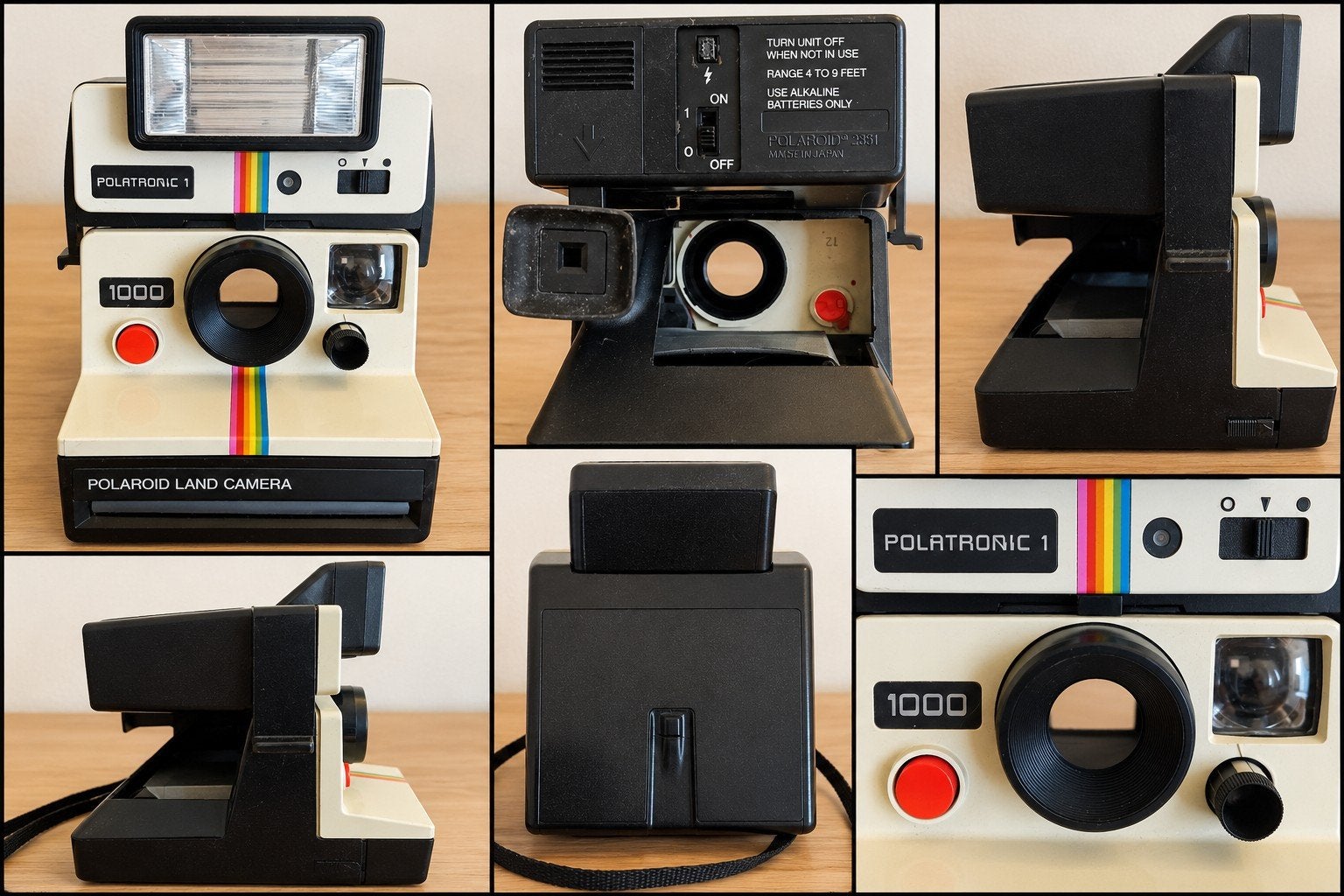 Polaroid Land Camera 1000 + Polatronic 1 flitser, Ophalen of Verzenden