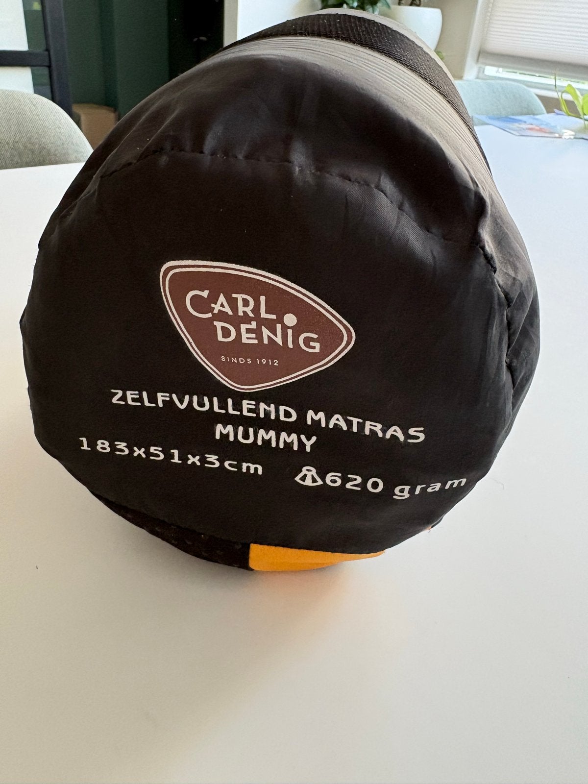 Carl Denig Zelfvullend Mummie Matras 183x51x3cm, Caravans en Kamperen, Ophalen of Verzenden, Zo goed als nieuw
