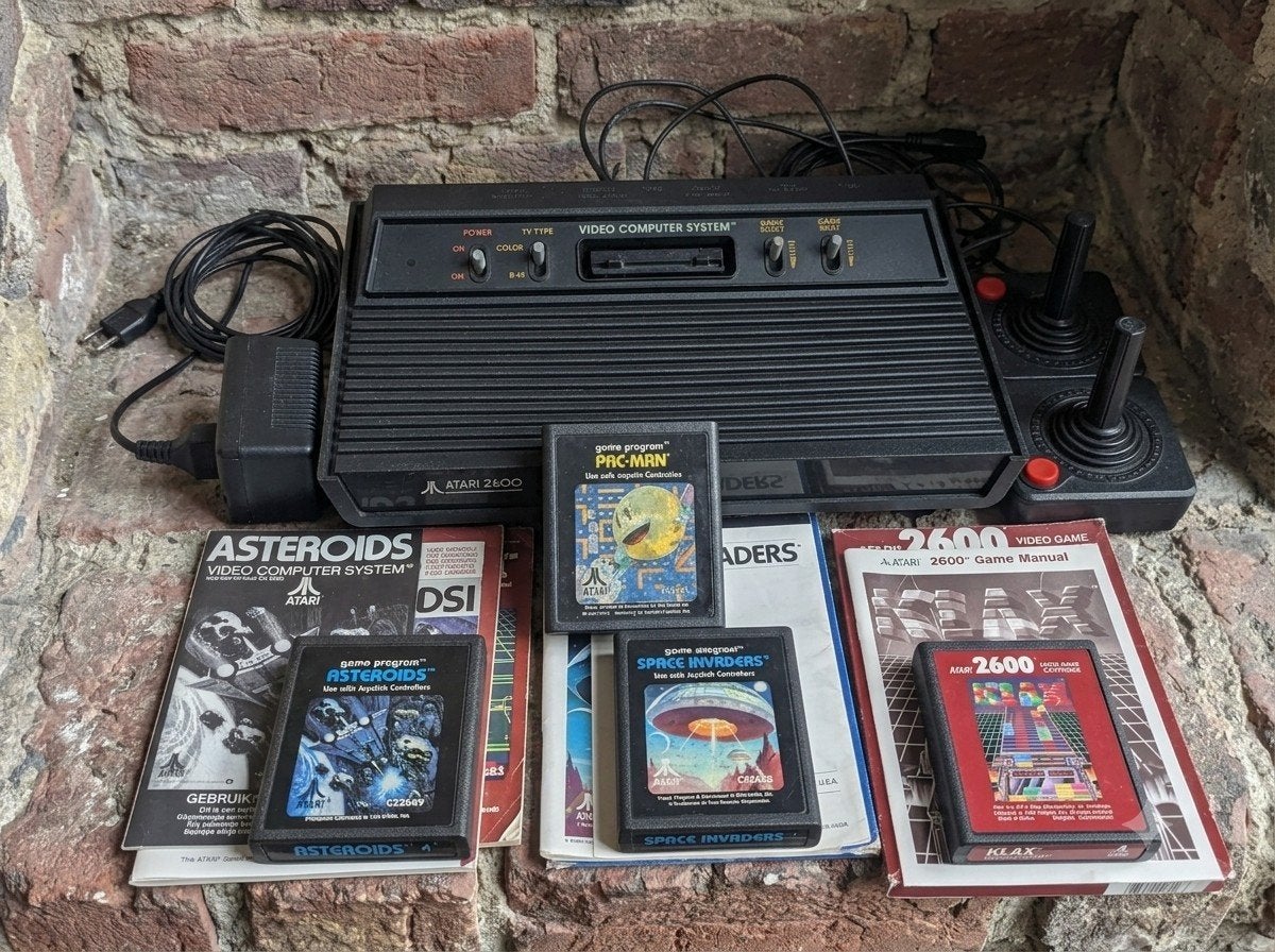 Getest & Goed Werkend! Atari 2600 VCS Console Set + Topgames, Spelcomputers en Games, Ophalen of Verzenden, Atari 2600
