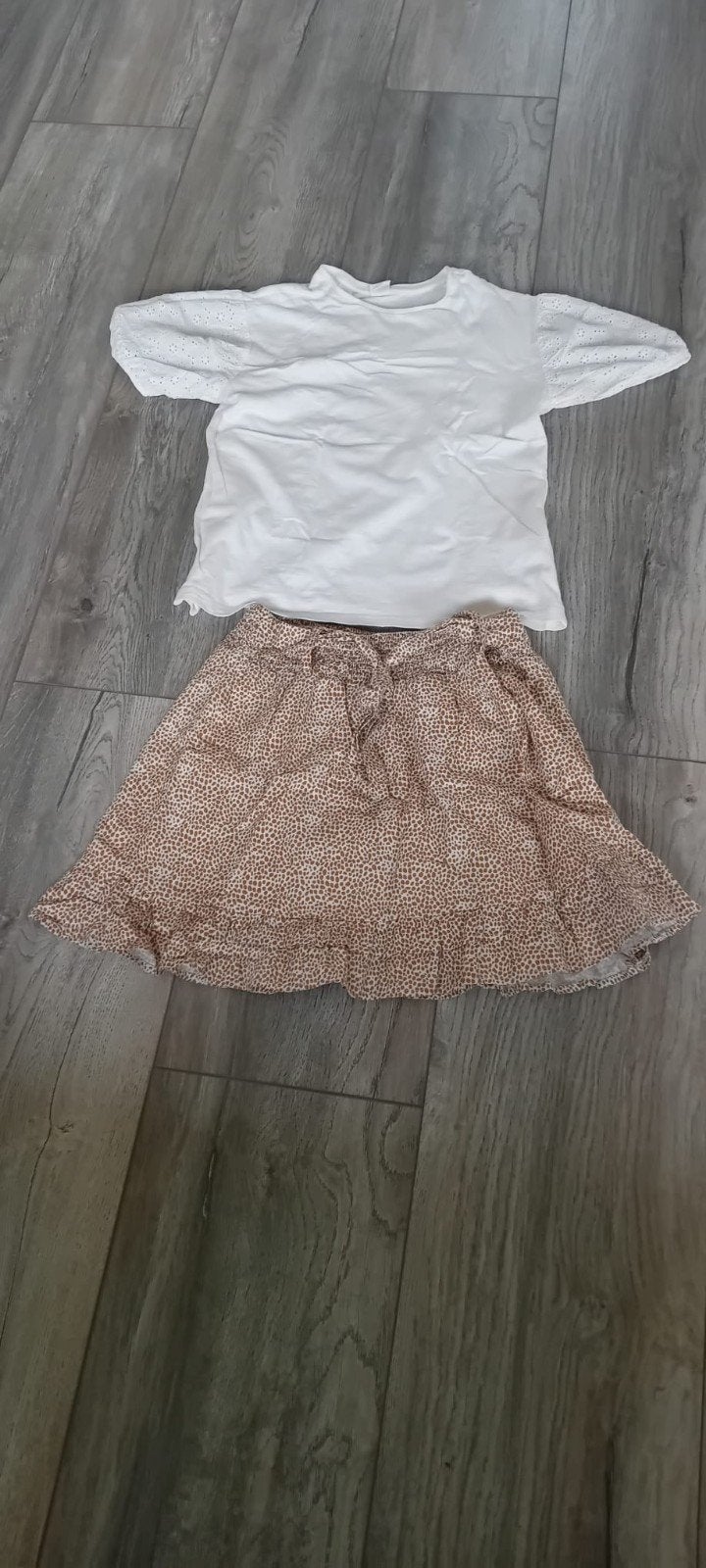 Super leuk zomers setje rok like flo 164+shirt hema 146/152, Kinderen en Baby's, Kinderkleding | Maat 152, Ophalen of Verzenden