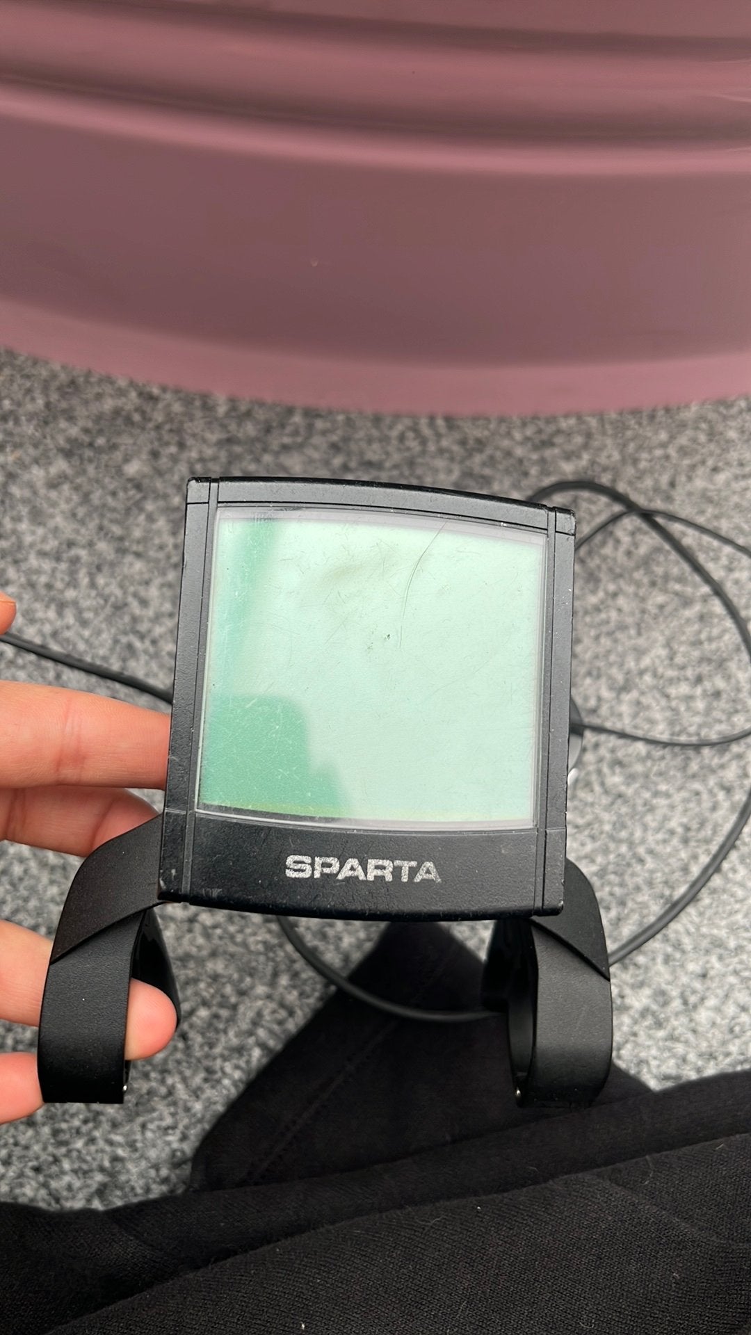 Sparta fietscomputer met bediening, Ophalen of Verzenden, Gebruikt