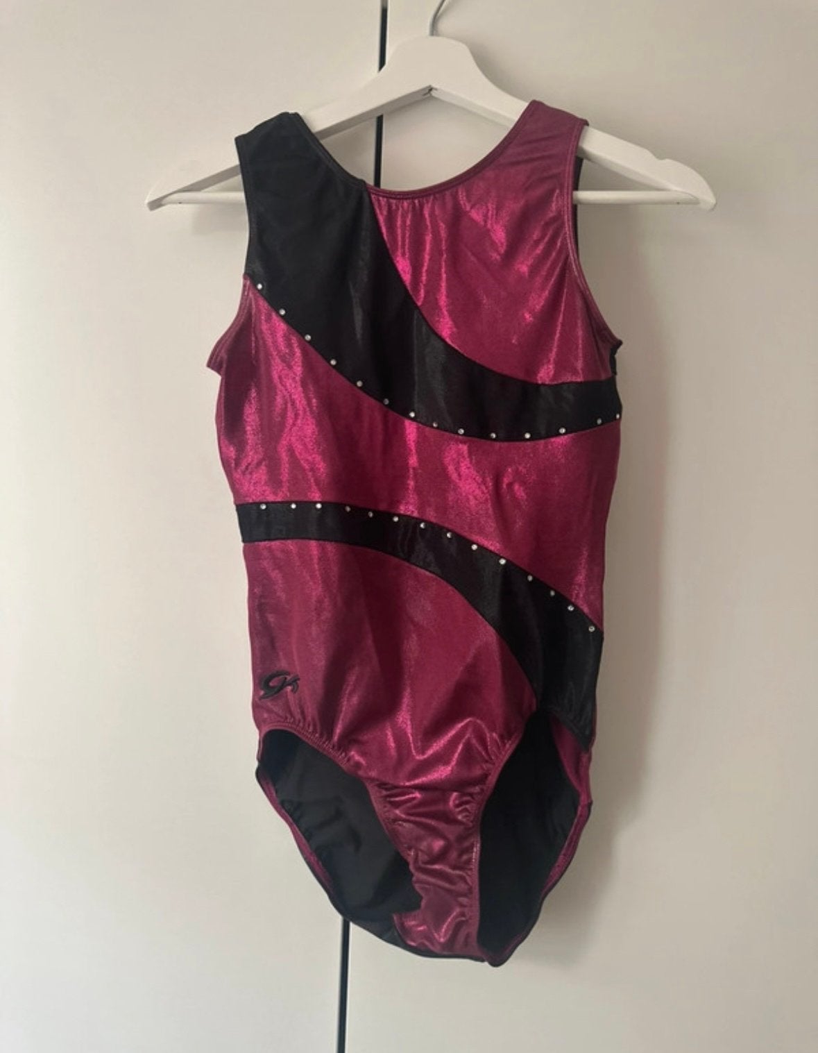 Turnpakje GK Maat AXL (S/M) - Zwart/Roze met steentjes, Kleding | Dames, Zwart, Overige typen, Ophalen of Verzenden, Maat 36 (S)