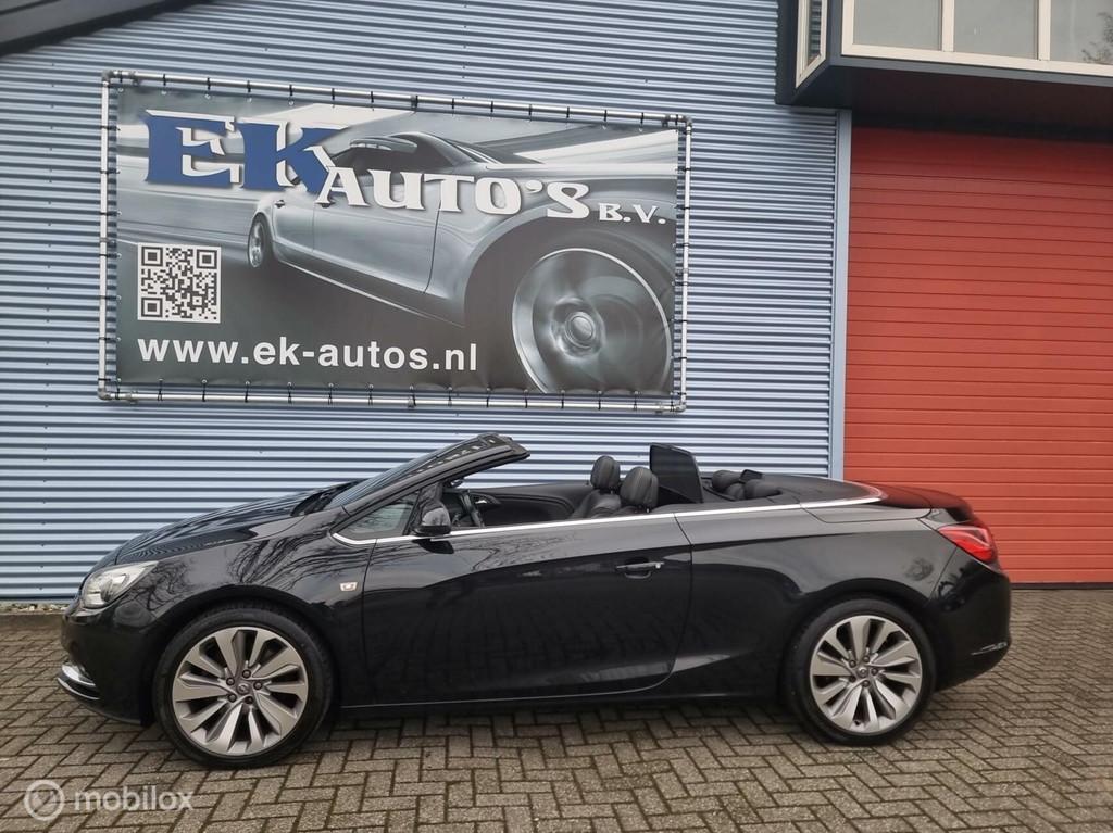 Opel Cascada 1.6 Turbo Cosmo. 170pk. Camera, DAB+, 19inch, Auto's, Voorwielaandrijving, Euro 5, Gebruikt, Zwart