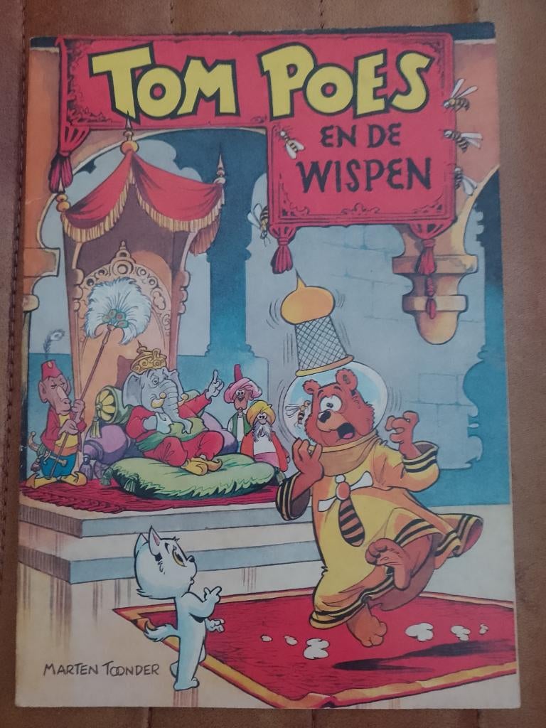 Tom Poes en de Wispen., Eén stripboek, Ophalen of Verzenden, Gelezen, Marten Toonder