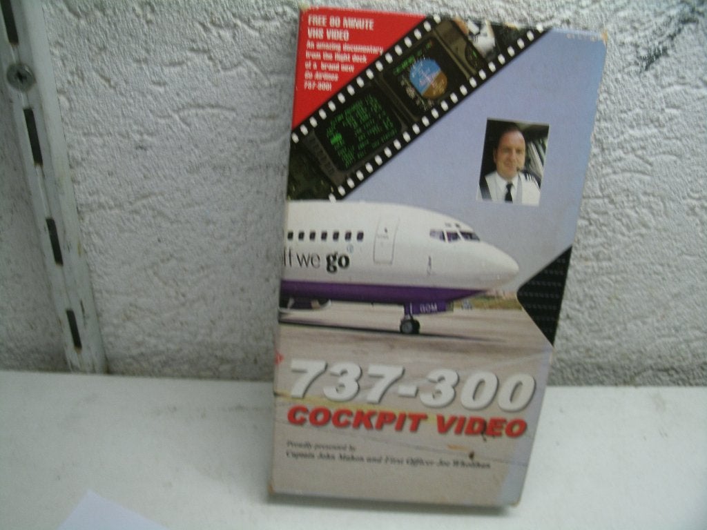 vhs 145b cockpit video 737-300, Alle leeftijden, Ophalen of Verzenden, Zo goed als nieuw, Actie en Avontuur