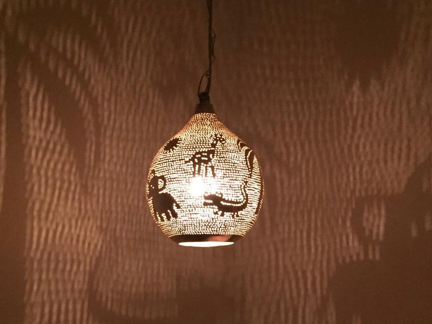 Kinderlamp Egyptisch.Zaraffa v.Nour Lifestyle, Ophalen of Verzenden, Zo goed als nieuw, Lamp