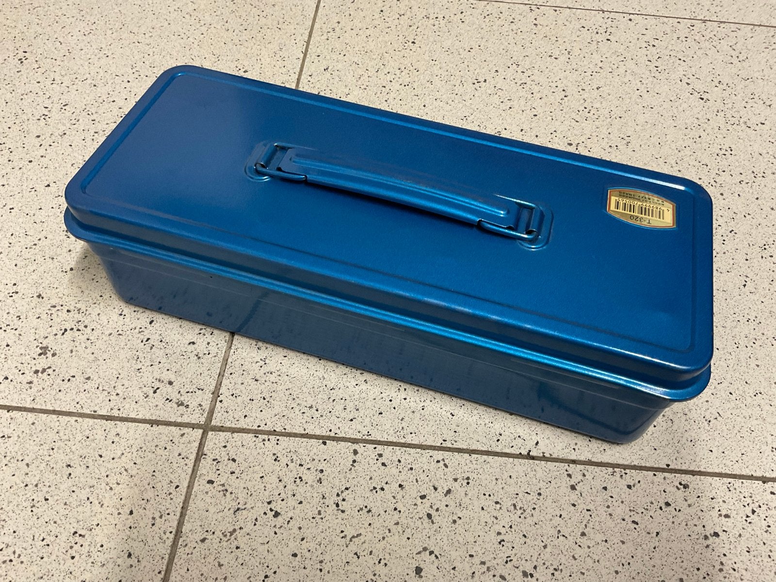 Blauwe metalen Japanse gereedschapskist  T-320 Retro nieuw !, Ophalen of Verzenden, Nieuw