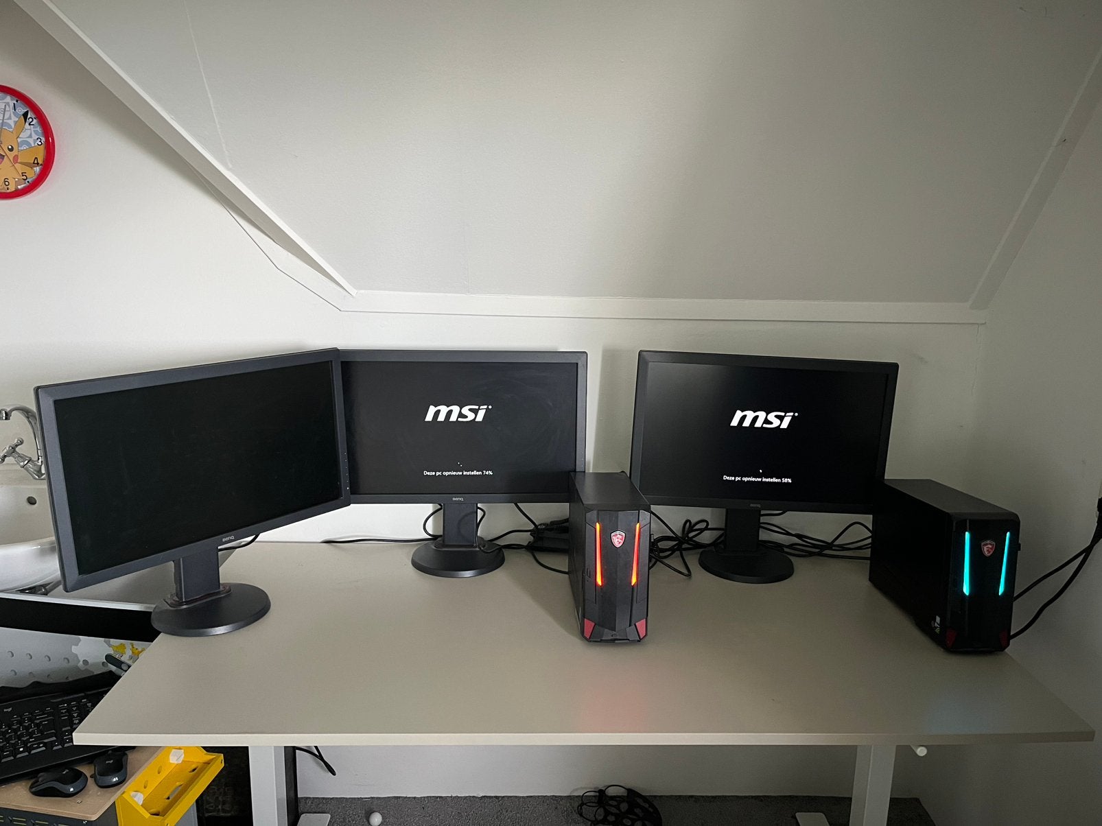 MSI game pc Nightblade MI3 met 1 scherm, Met monitor, Ophalen of Verzenden, Zo goed als nieuw, Gaming