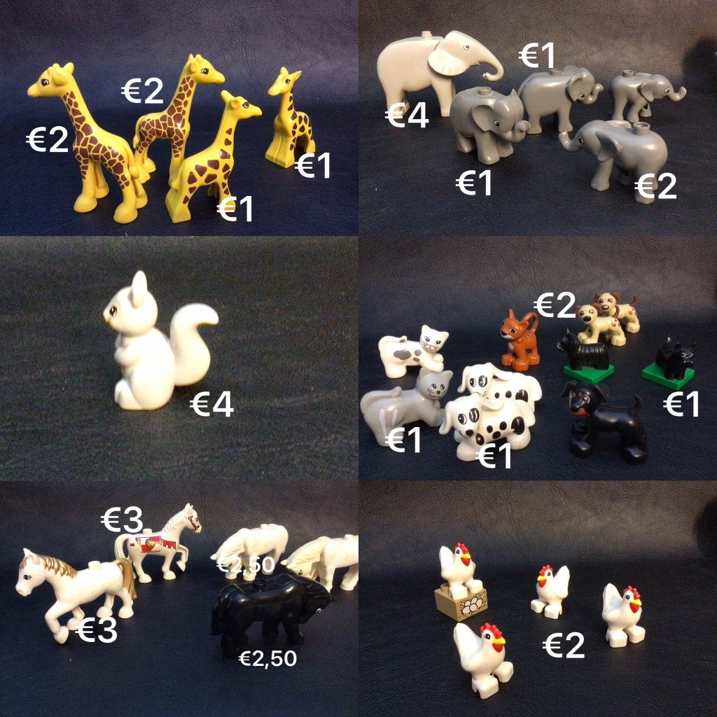duplo dieren los te koop, Kinderen en Baby's, Speelgoed | Duplo en Lego, Ophalen of Verzenden, Gebruikt, Duplo