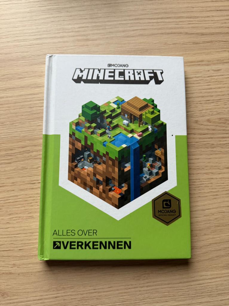 Kinderboek minecraft in nette staat, Ophalen of Verzenden, Zo goed als nieuw
