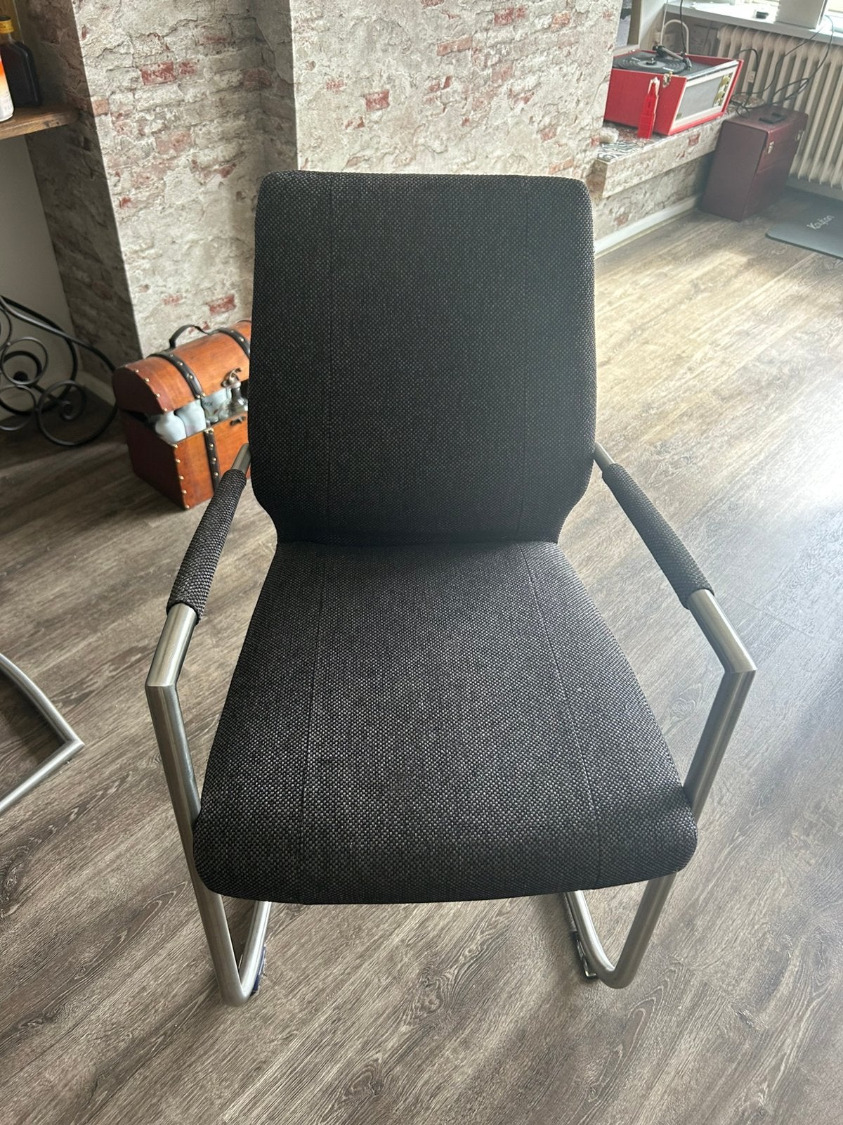 4 Eetkamer stoelen Henders & Hazel, Huis en Inrichting, Stoelen, Ophalen, Gebruikt, Vier, Stof