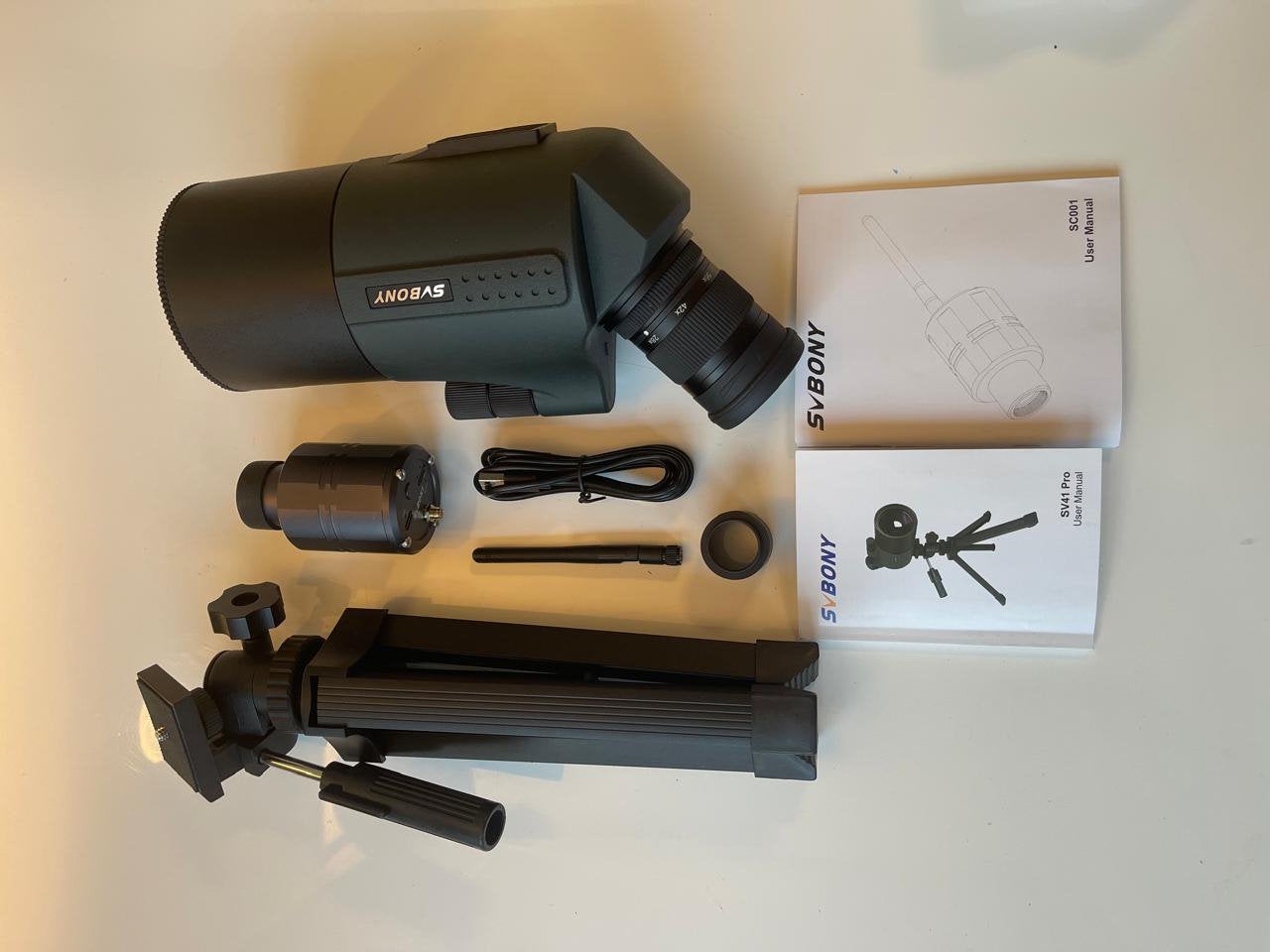 SVBONY SV41 pro Spotting Scope met Statief en Accessoires, Audio, Tv en Foto, Optische apparatuur | Telescopen, Lenzentelescoop (refractor)