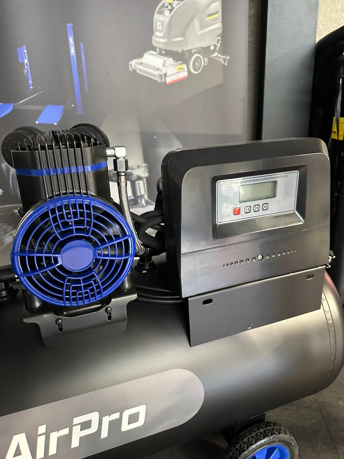 AirPro Compressor olievrij 3x1pk 100L tank 230V / Nieuw, Ophalen, Nieuw