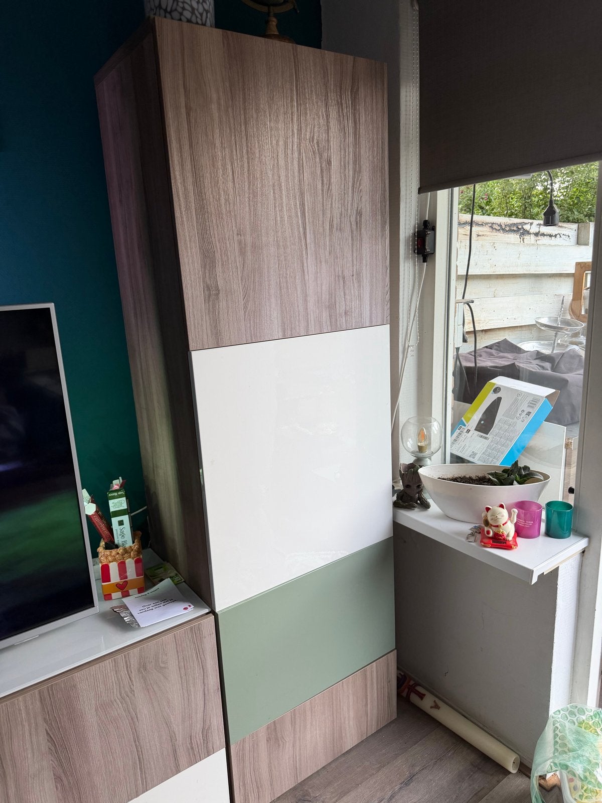 IKEA BESTÅ opbergkast - Walnootkleur (niet meer verkrijgbaar, Huis en Inrichting, Kasten | Overige, Ophalen, Gebruikt
