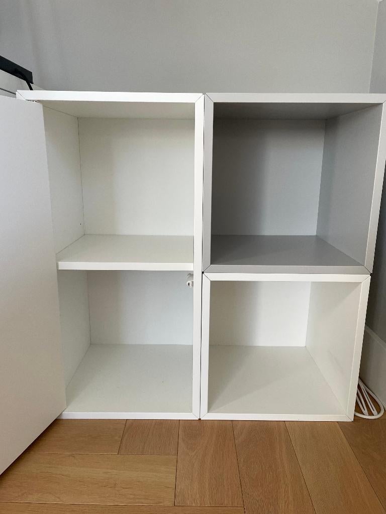 Kubus kastjes van de Ikea grijs/wit, Ophalen, IKea, 50 tot 100 cm, Zo goed als nieuw