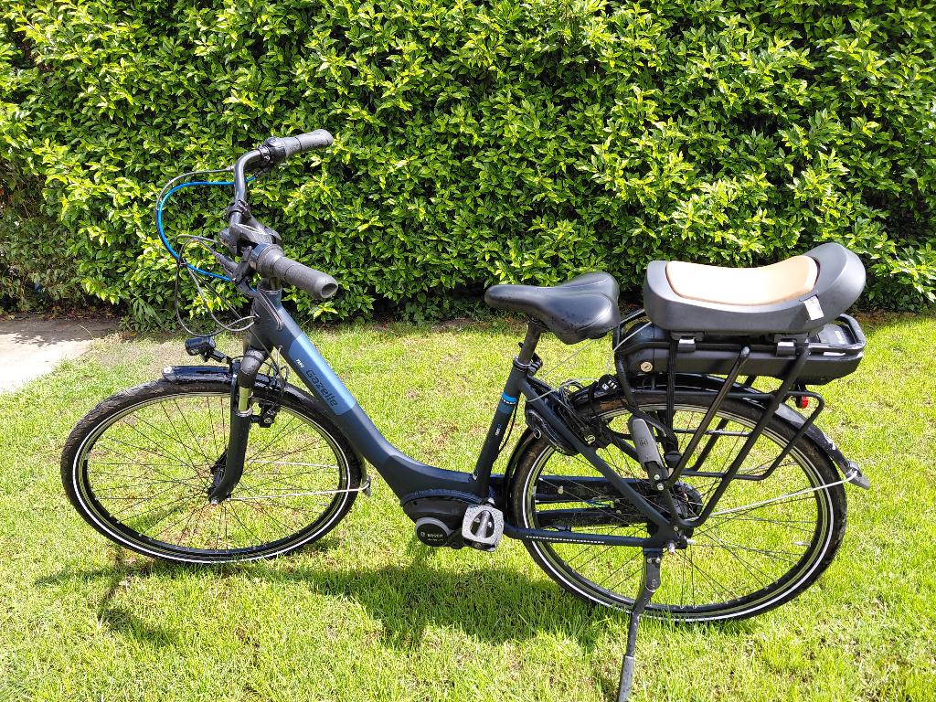 Gazelle Paris elektrische dames fiets maat 48, Ophalen, Zo goed als nieuw, 47 tot 51 cm, 50 km per accu of meer