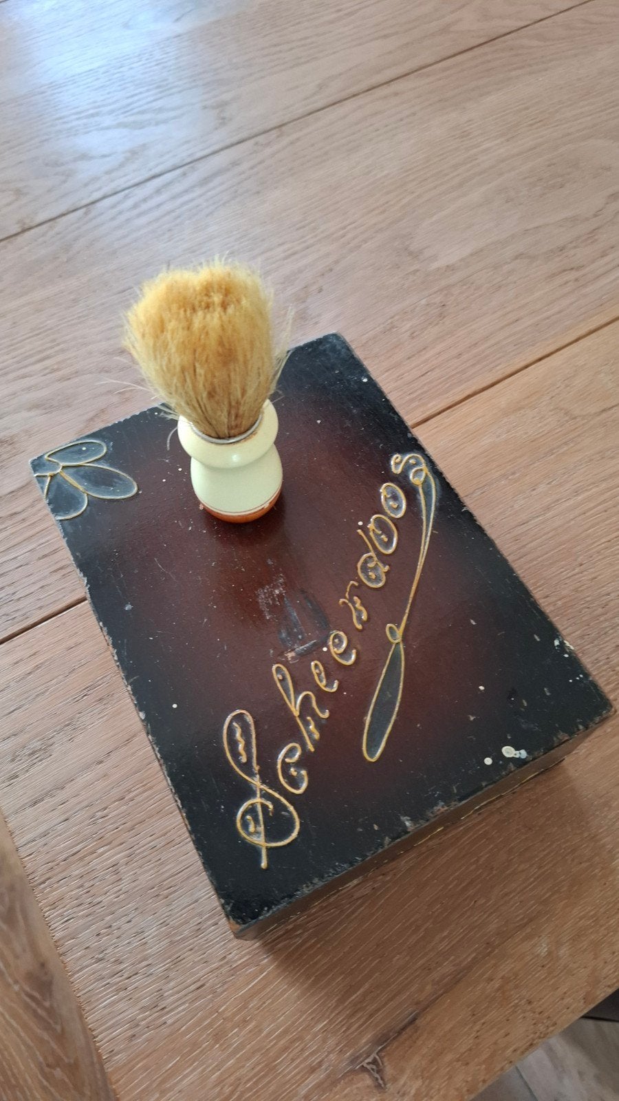 Sheerdoos met scheerkwast, Ophalen of Verzenden