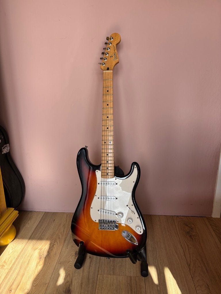 Fender Stratocaster Made in Mexico 2002, Ophalen, Zo goed als nieuw, Solid body, Fender