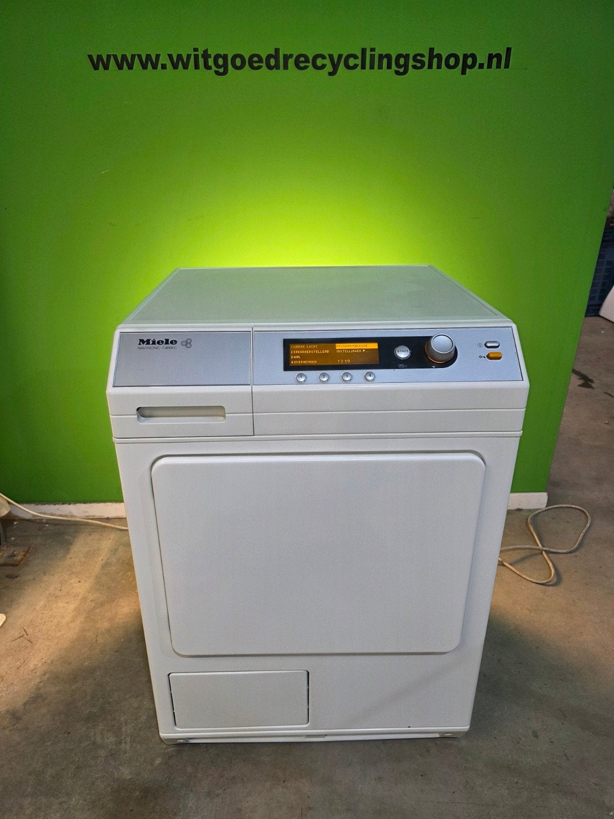 MIELE Navitronic T4888c - Condensroger met Schuin Disp, 6 tot 8 kg, Info@miele.com, Refurbished, Ophalen of Verzenden