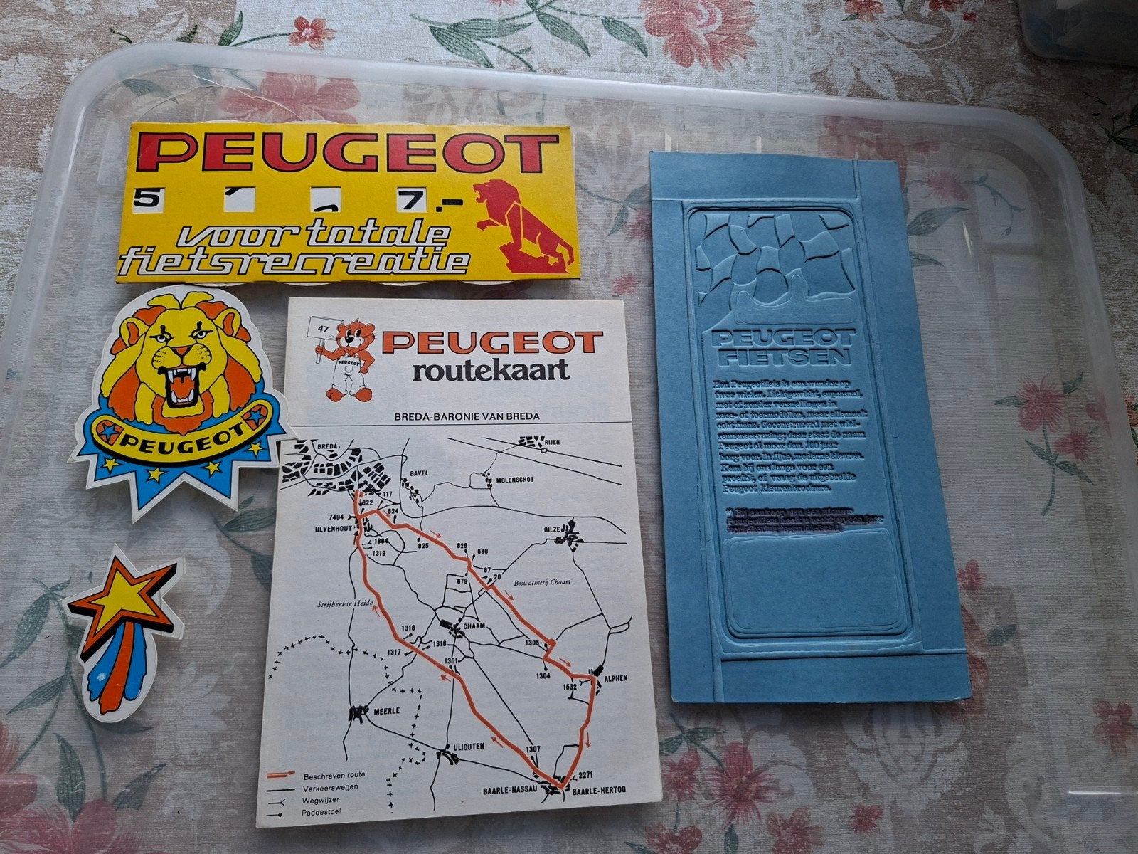 Peugeot spullen, Ophalen, Gebruikt