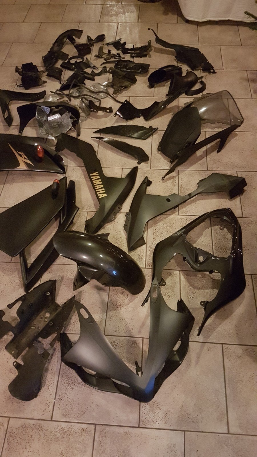 Yamaha r1 2007/2008 rn19 kappenset kappen plaatwerk, Ophalen of Verzenden