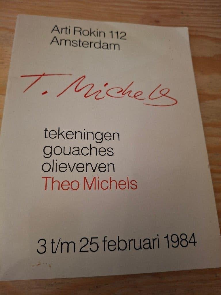 Theo Michels Tekeningen gouaches olieverven, Verzenden, Gelezen, Schilder- en Tekenkunst
