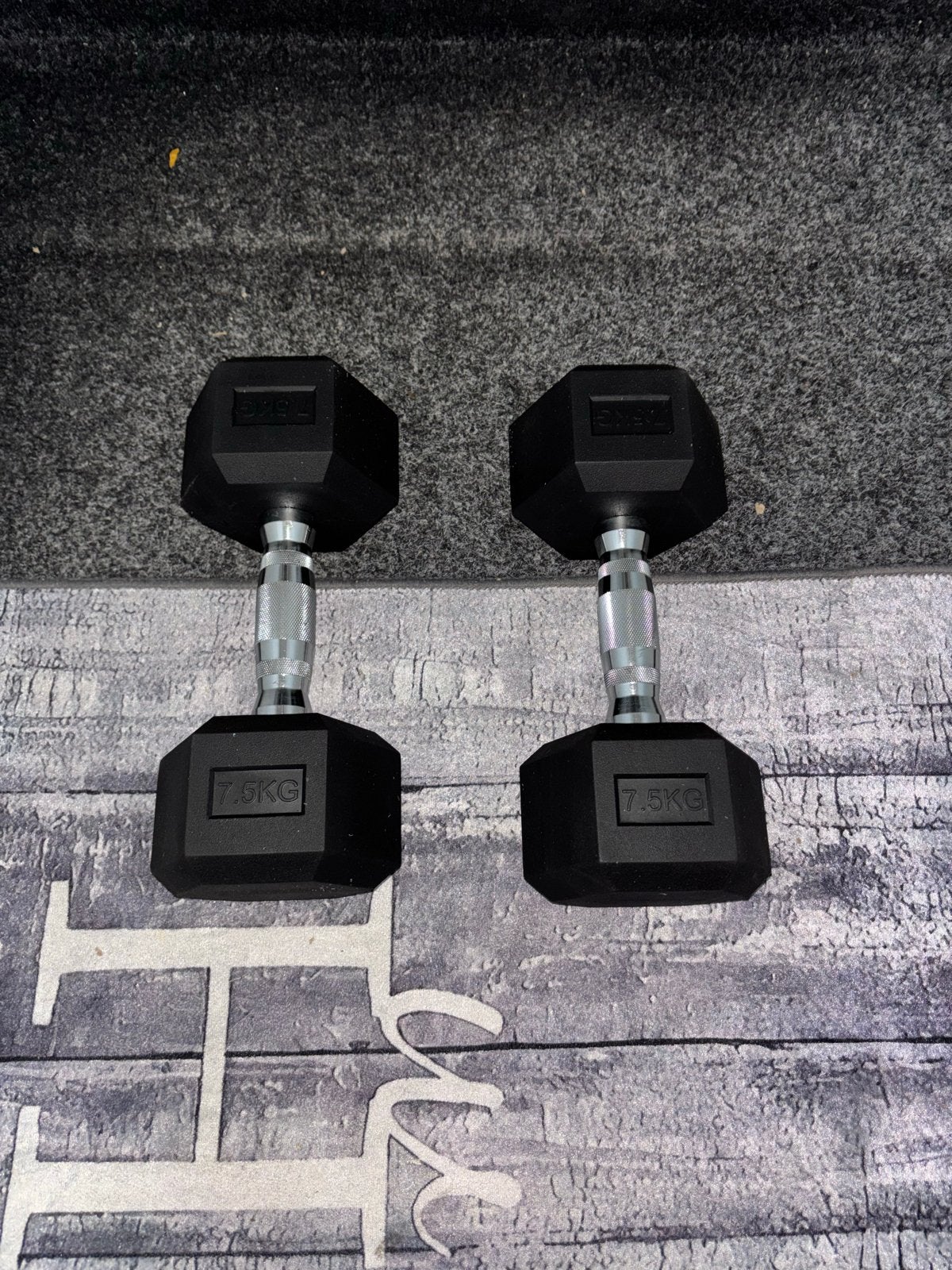 5KG - 7.5KG - 10KG Hexagon Dumbbell Set dumbel dumbell, Ophalen, Zo goed als nieuw, Benen, Dumbbell