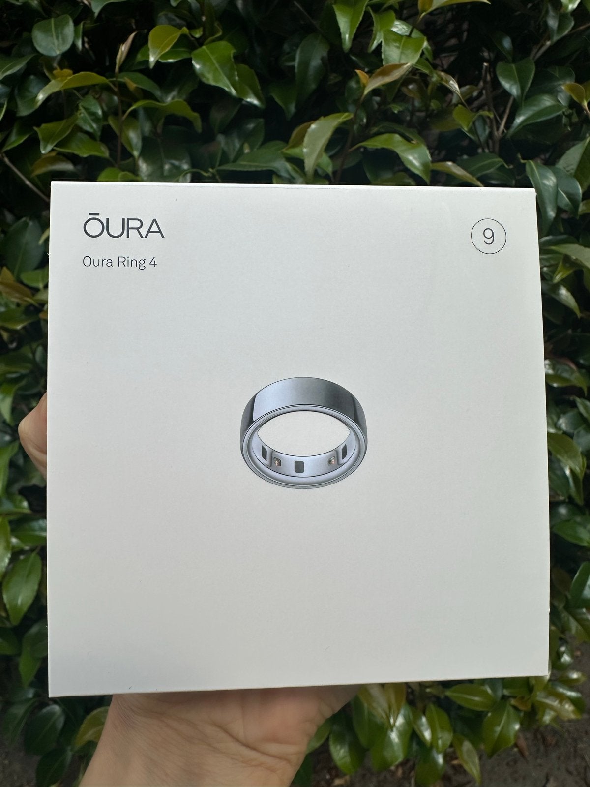 Oura Ring 4 Zilver Maat 9 - Nieuw in doos, Nieuw, Ophalen of Verzenden, Dame of Heer, Zilver