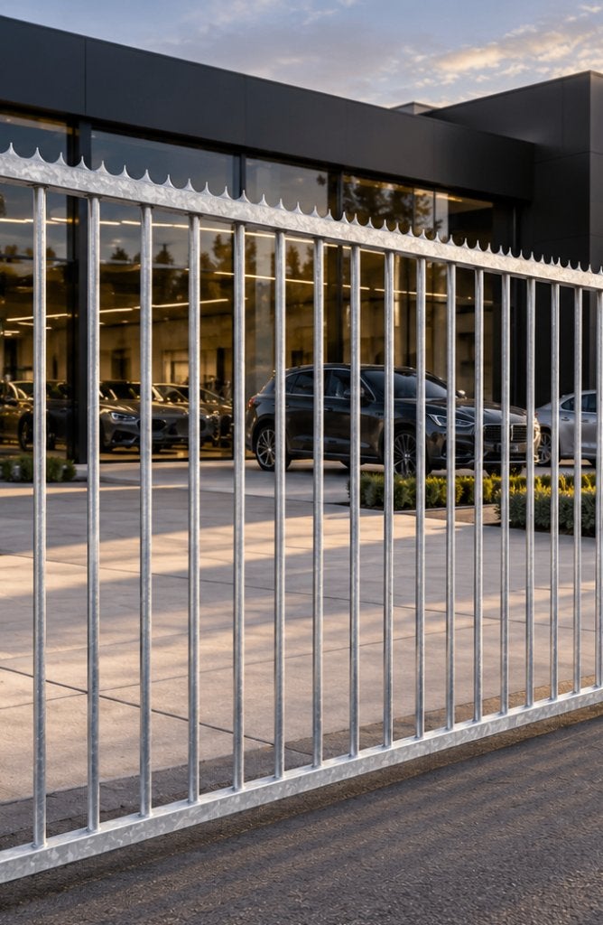72 meter Spijlen hekwerken en palen afrastering hek hekken, Ophalen, Met poort, Spijlenhekwerk, Zo goed als nieuw
