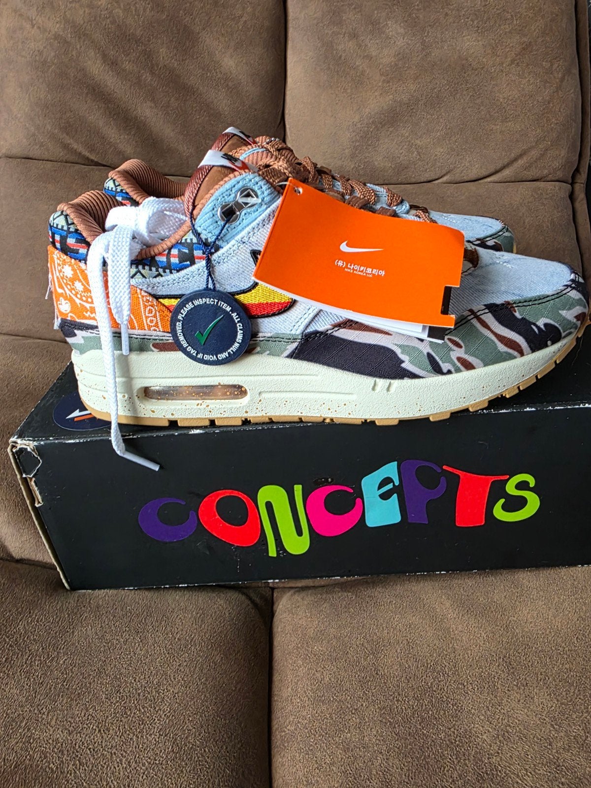 Nike air max 1 Concept of heavy Maat 41 nieuw in doos., Kleding | Heren, Schoenen, Nike air max, Overige kleuren, Sportschoenen
