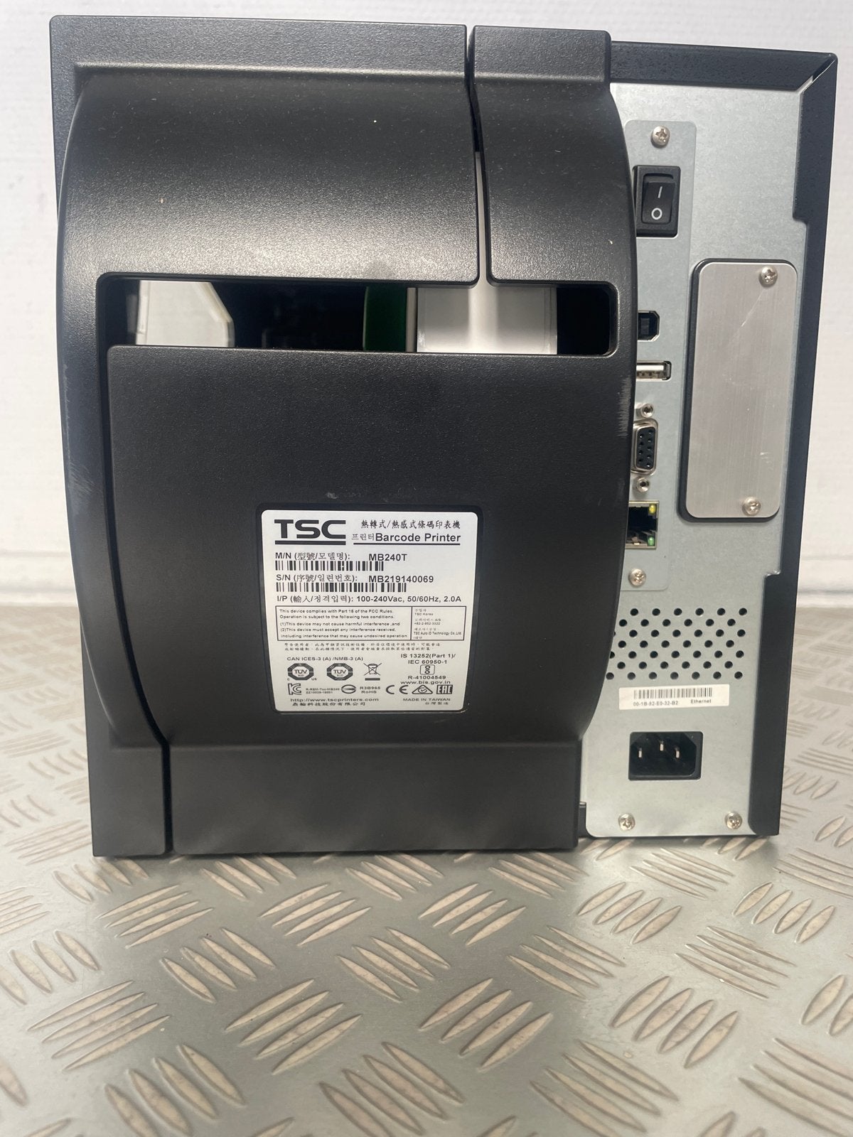 TSC TE244 Barcode Labelprinter - Gebruikt, Goede Staat, Computers en Software, Ophalen, Gebruikt, Etiket