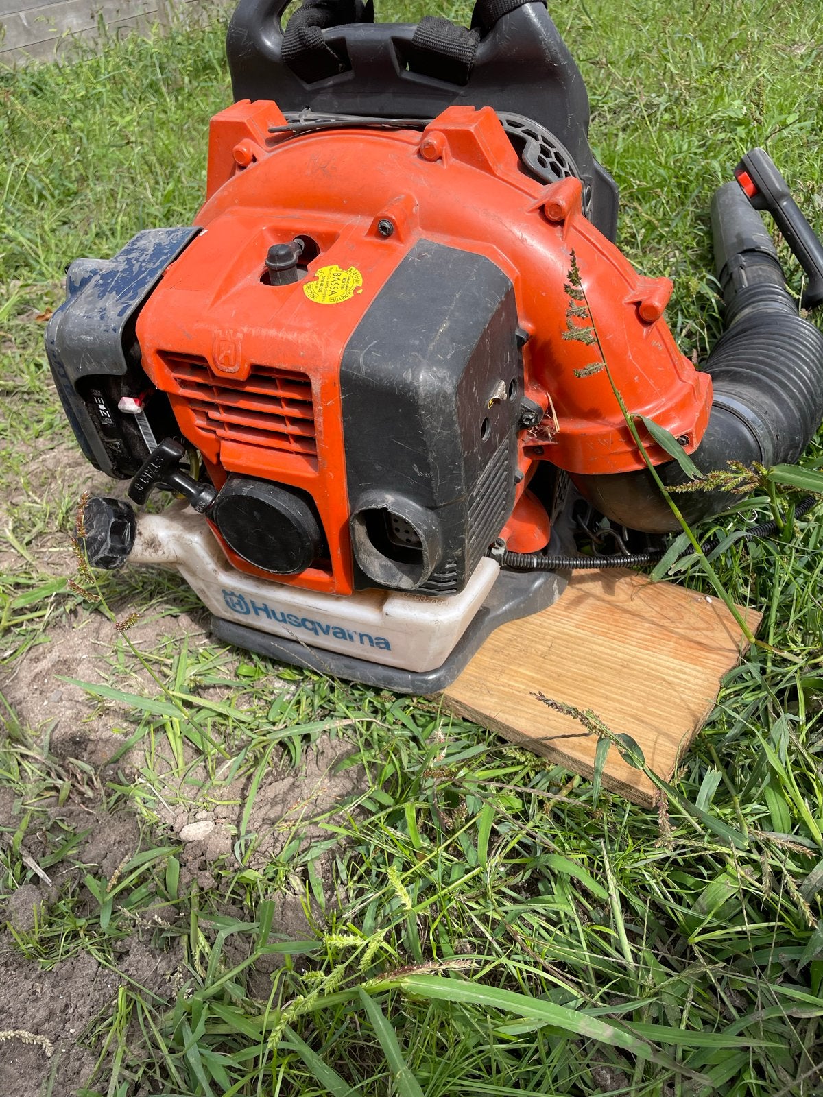 Husqvarna Benzine Bladblazer - Krachtig en Gebruikt, Ophalen, Gebruikt, Benzine, Ruggedragen