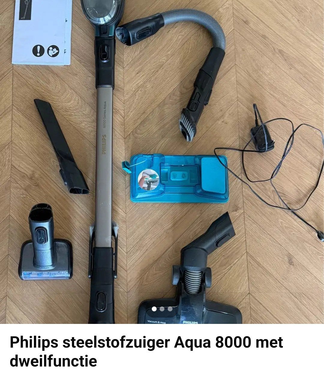 Philips  onderdelen  van de steelstofzuiger Aqua 8000 met dw, Ophalen, Zo goed als nieuw