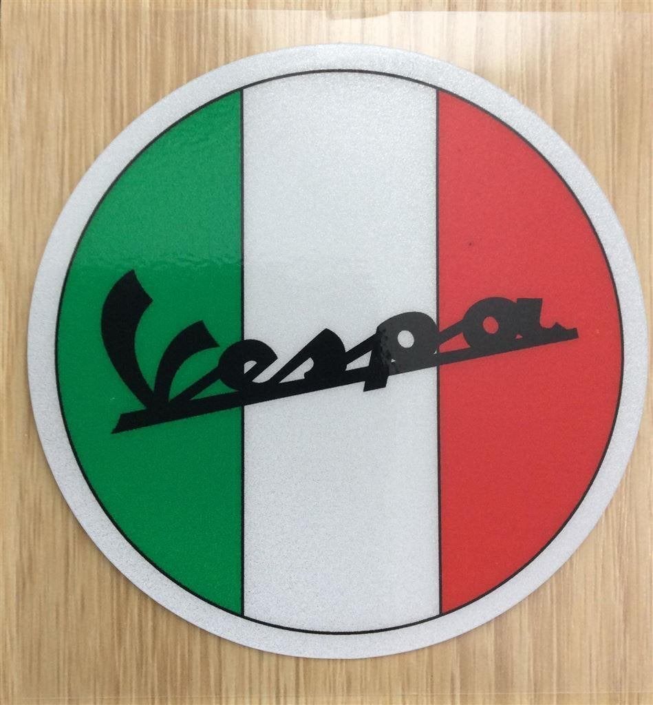 Leuke VESPA PIAGGIO LOGO Scooter Vinyl Decal Sticker, Verzenden, Nieuw, Auto's