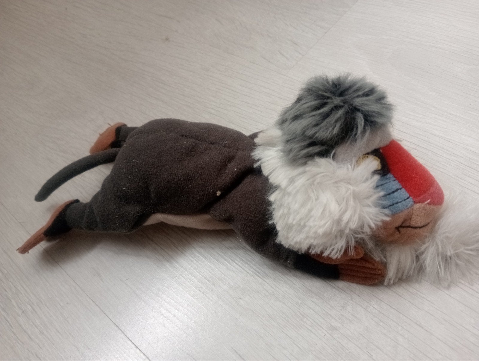 Knuffel Rafiki uit Disney The Lion King, Ophalen of Verzenden, Leeuwenkoning of Jungle Boek, Zo goed als nieuw, Knuffel