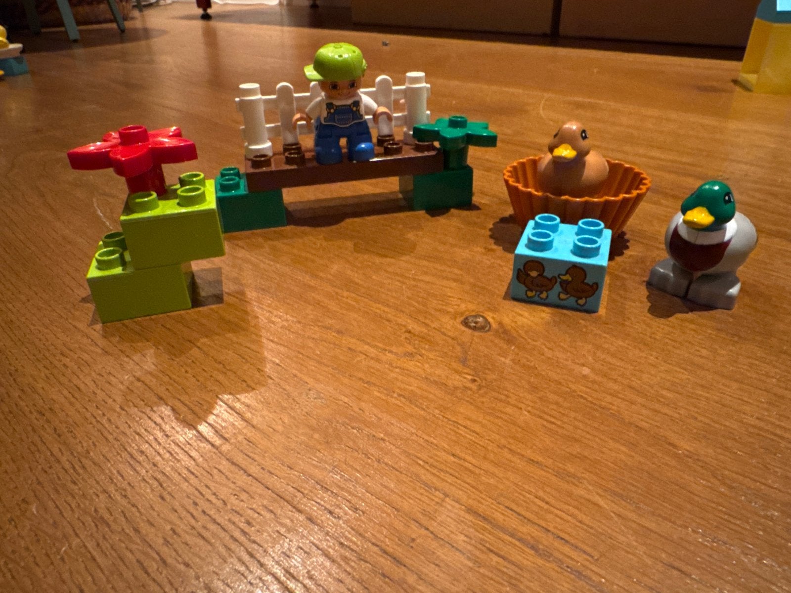 Lego Duplo Boerderij Set met Eenden en Figuur, Ophalen of Verzenden, Gebruikt, Complete set, Duplo
