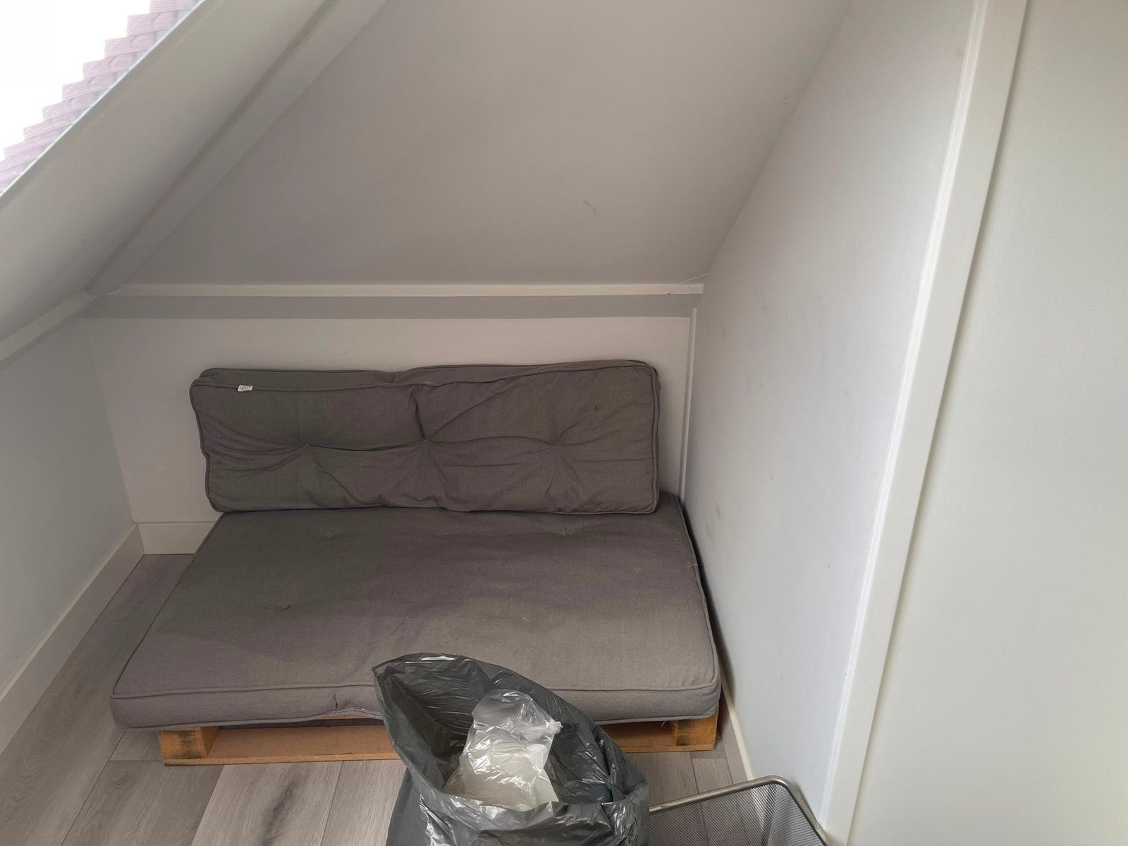 Pallet bank, Ophalen, Hout, Gebruikt, Tweepersoons