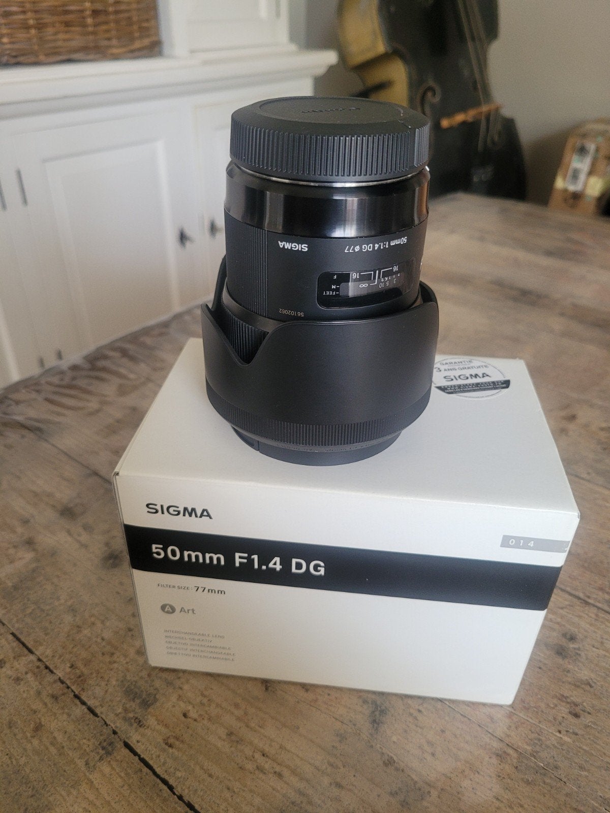 Sigma 50mm f/1.4 Art DG HSM voor Canon EF, Audio, Tv en Foto, Fotografie | Lenzen en Objectieven, Ophalen of Verzenden, Zo goed als nieuw