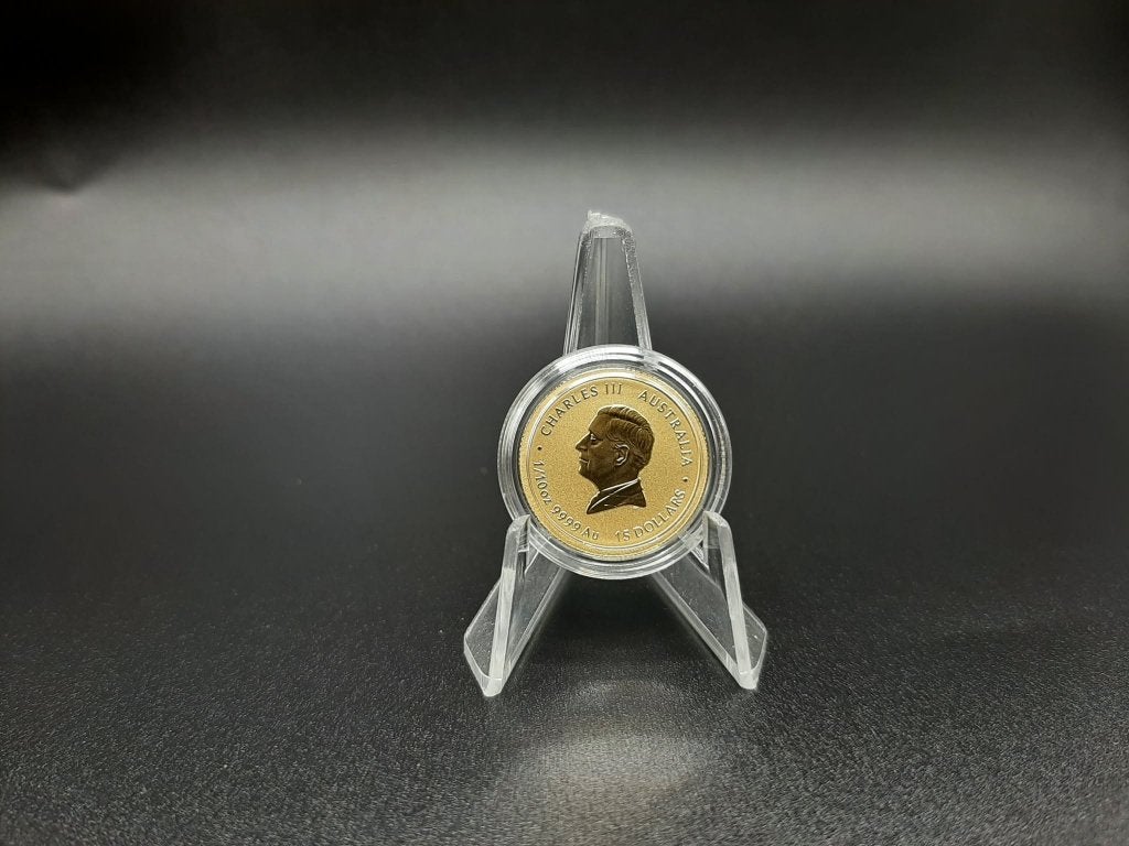 1/10 oz goud Lunar 3 horse colored 2026, Ophalen of Verzenden, Goud