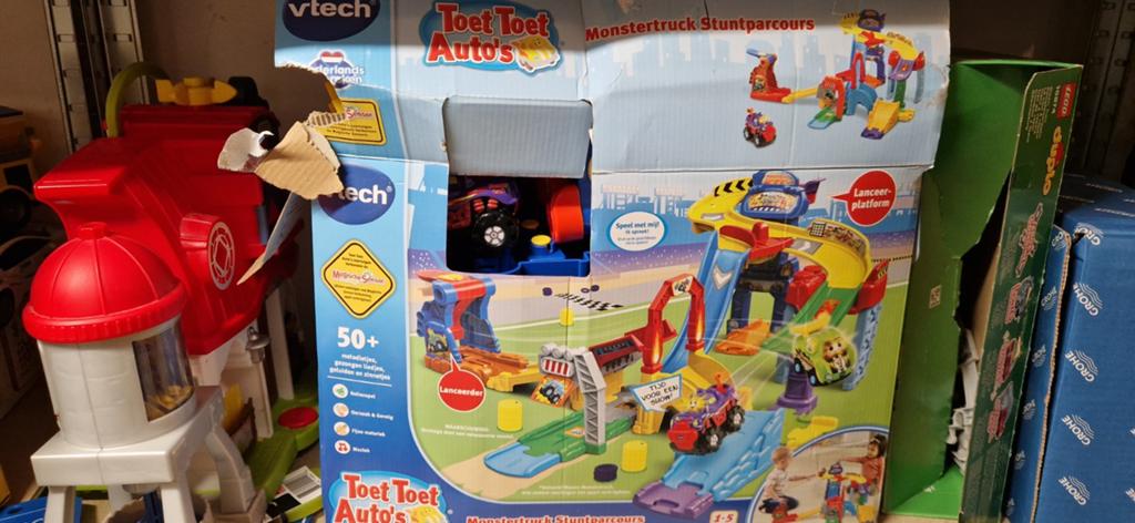 VTech Toet Toet Auto's Monstertruck Stuntparcours + auto, Ophalen